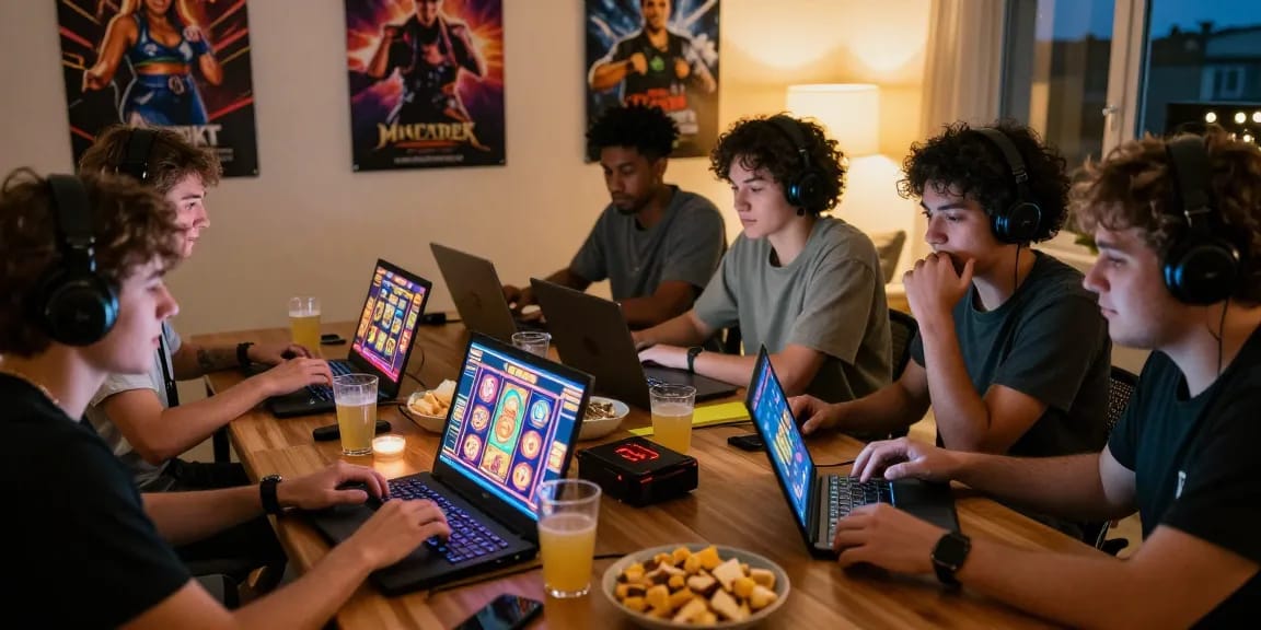 Engaging online gaming experience at https://gravatar.com/playbook88official with friends enjoying high RTP slot games