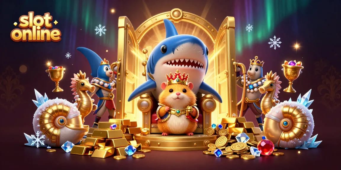 Spin the reels of fun with slot online, featuring a fierce hamster king and royal treasure!