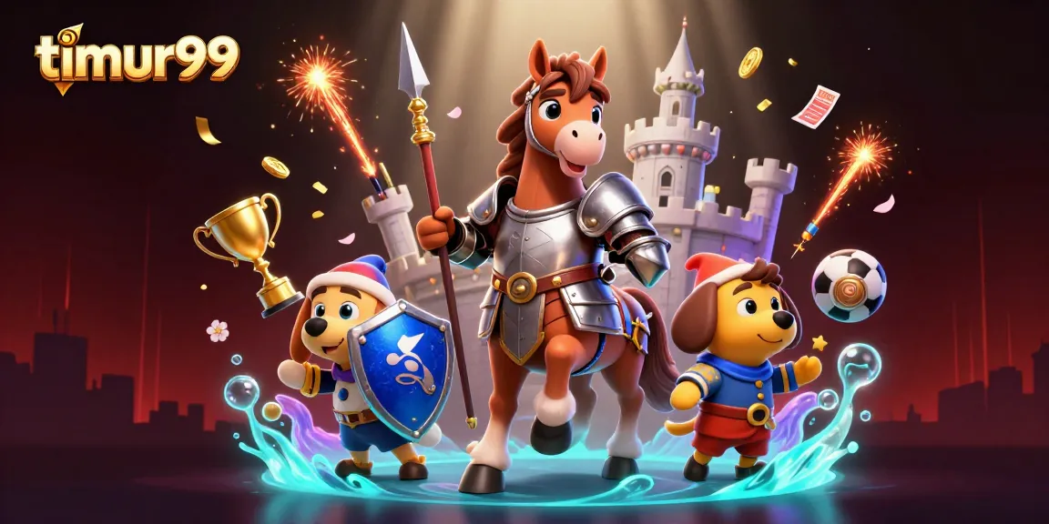 Engage with exciting sports betting action at timur99 featuring dynamic knights and symbols.
