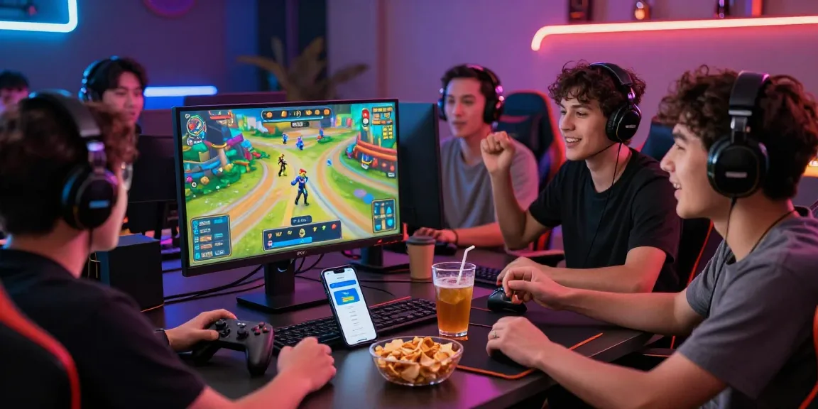 Aviator Betway game scene with players celebrating cashouts and engaging in social gaming activities.