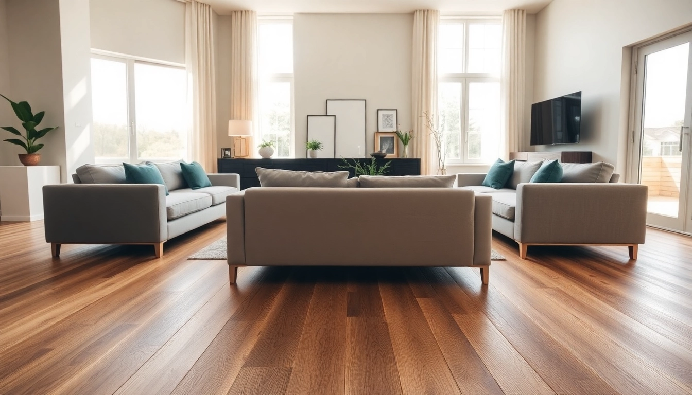Transform your space with vinyl plank flooring that complements modern decor.