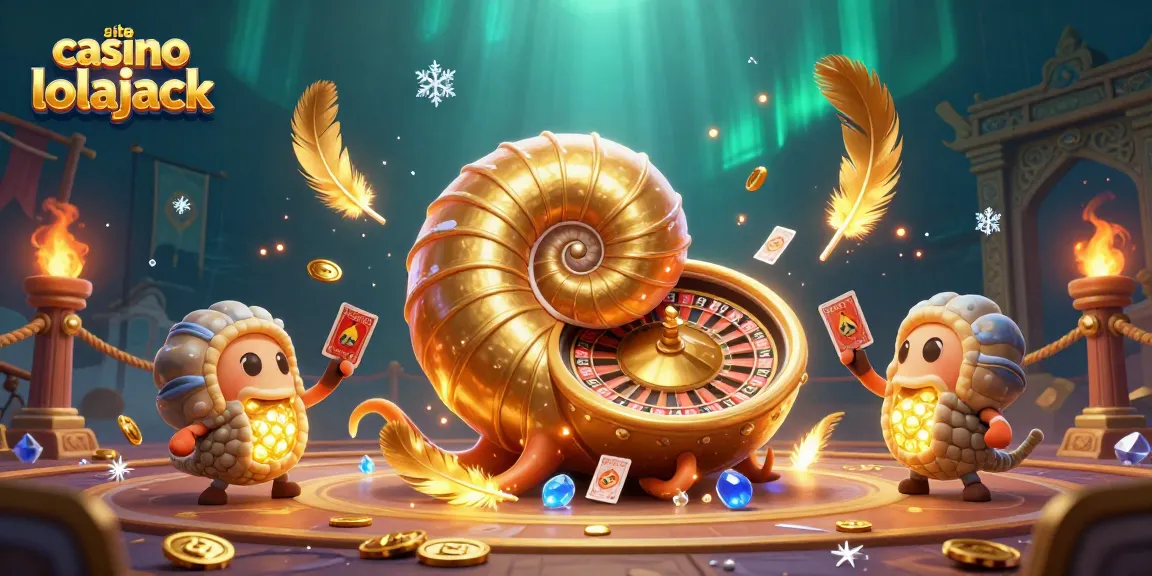 Plongez dans le monde du site du casino lolajack avec ce visuel coloré de machines à sous et jeux de cartes.