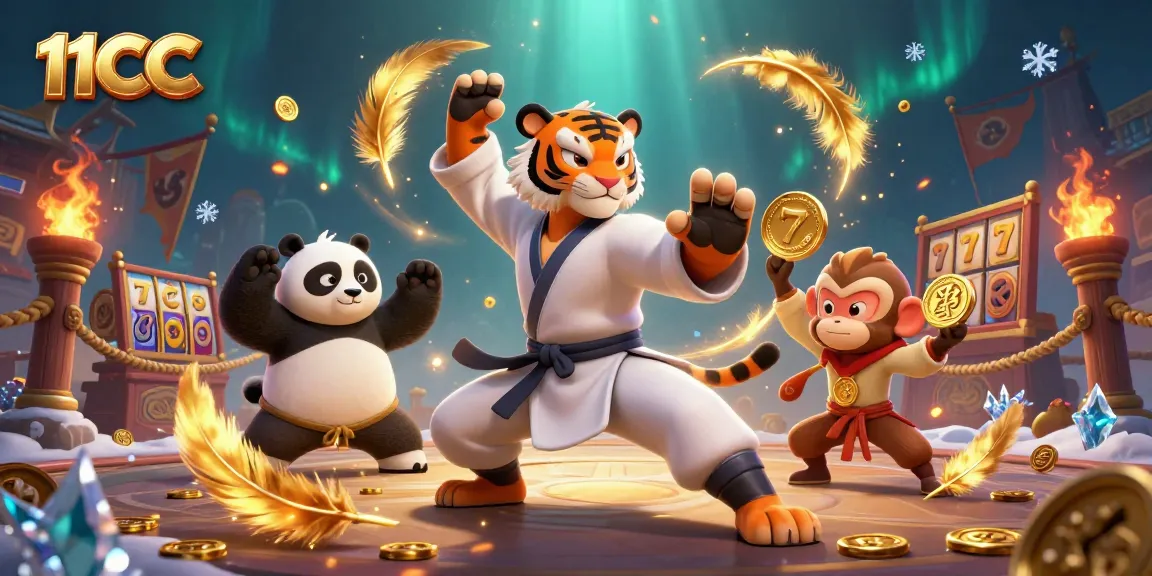 Experience thrilling gameplay at 11CC with vibrant characters and dynamic casino elements.