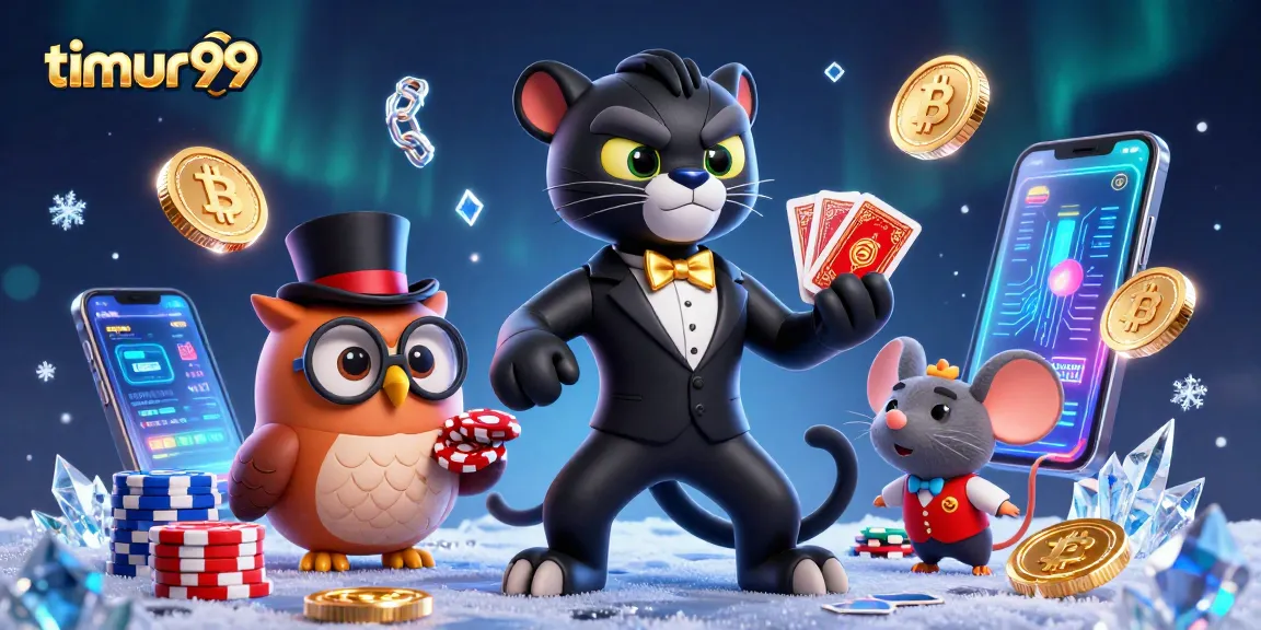 Engage with timur99 by playing card games alongside a panther dealer in a vibrant digital casino.