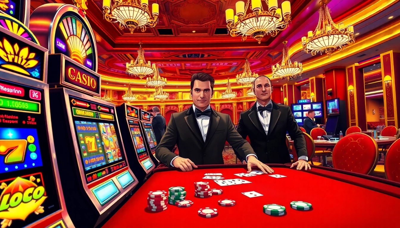 Experience the thrill of Vegas hero with a lively casino setting showcasing excitement and luxury.
