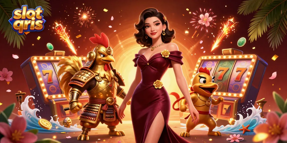 Experience the thrill of slot qris with dynamic spinning reels, vibrant colors, and engaging visuals.