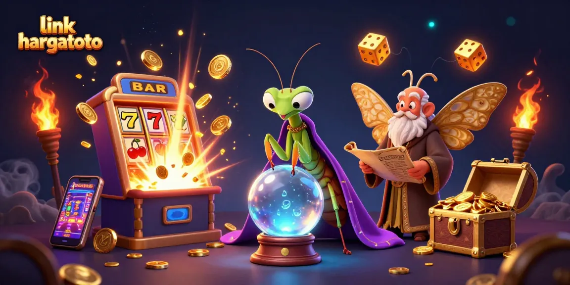 Experience the thrill of online gaming with link hargatoto showcasing vibrant 3D casino elements.