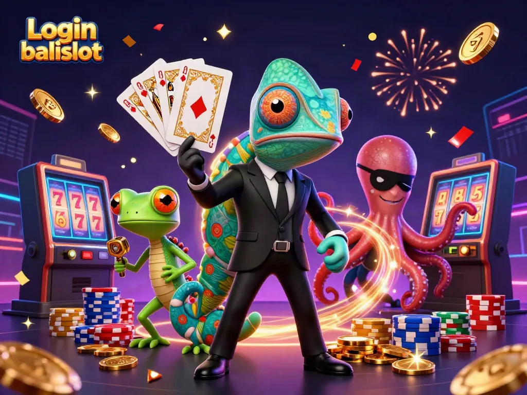 Experience thrilling gaming action with the Login balislot spectacle of excitement, vibrant colors, and engaging characters.