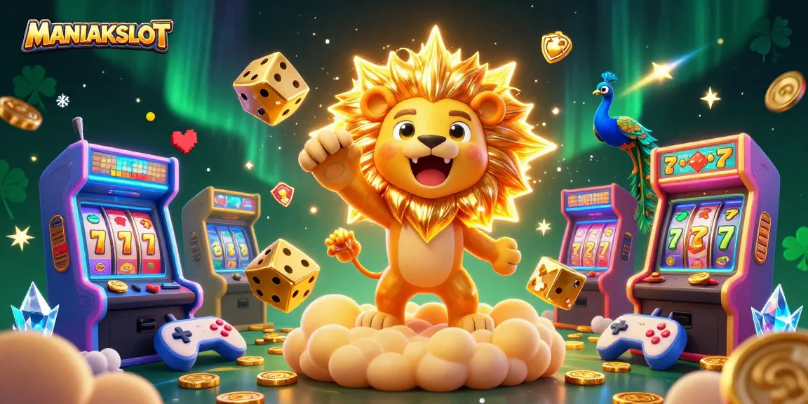 Spin the reels with MANIAKSLOT for an electrifying gaming experience featuring vibrant characters and dynamic casino elements.