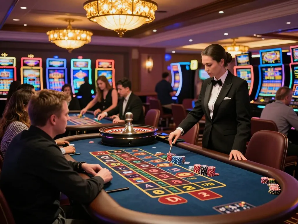 Trải nghiệm hành động roulette trực tiếp tại casino Luckywin với những người chơi sôi động và lối chơi năng động