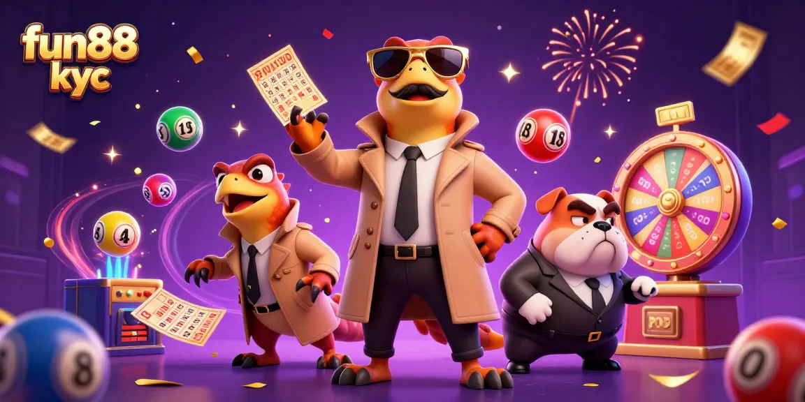Hình ảnh vui nhộn của fun88 kyc với ba khủng long trong một chiếc áo khoác đang cố gắng vào sòng bạc VIP.