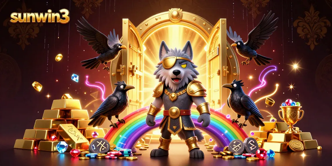 Experience thrilling games at sunwin3 with Odin and ravens guarding the treasure vault