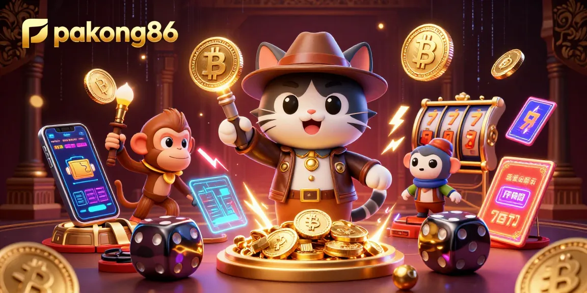 Experience gaming action with pakong86, a thrilling 3D casino adventure filled with vibrant arcade elements.